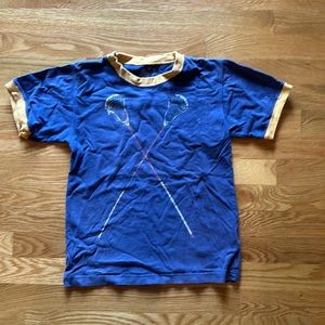 Wes and Willie short sleeve, Lacrosse T-shirt boys size 7
